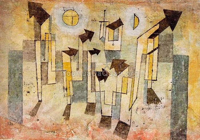 Wall Painting from the Temple of Longing - 保罗·克利